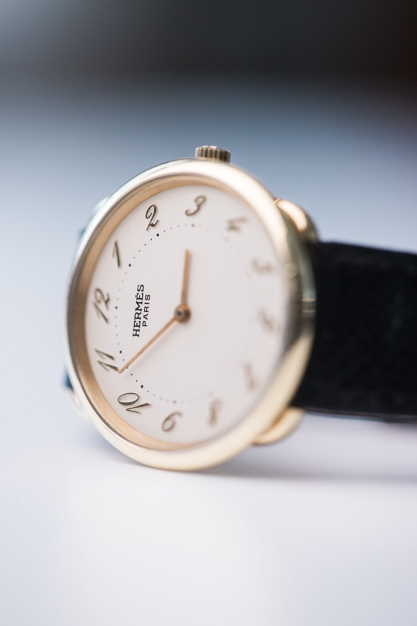 Hermes Arceau 18k Gold 33m