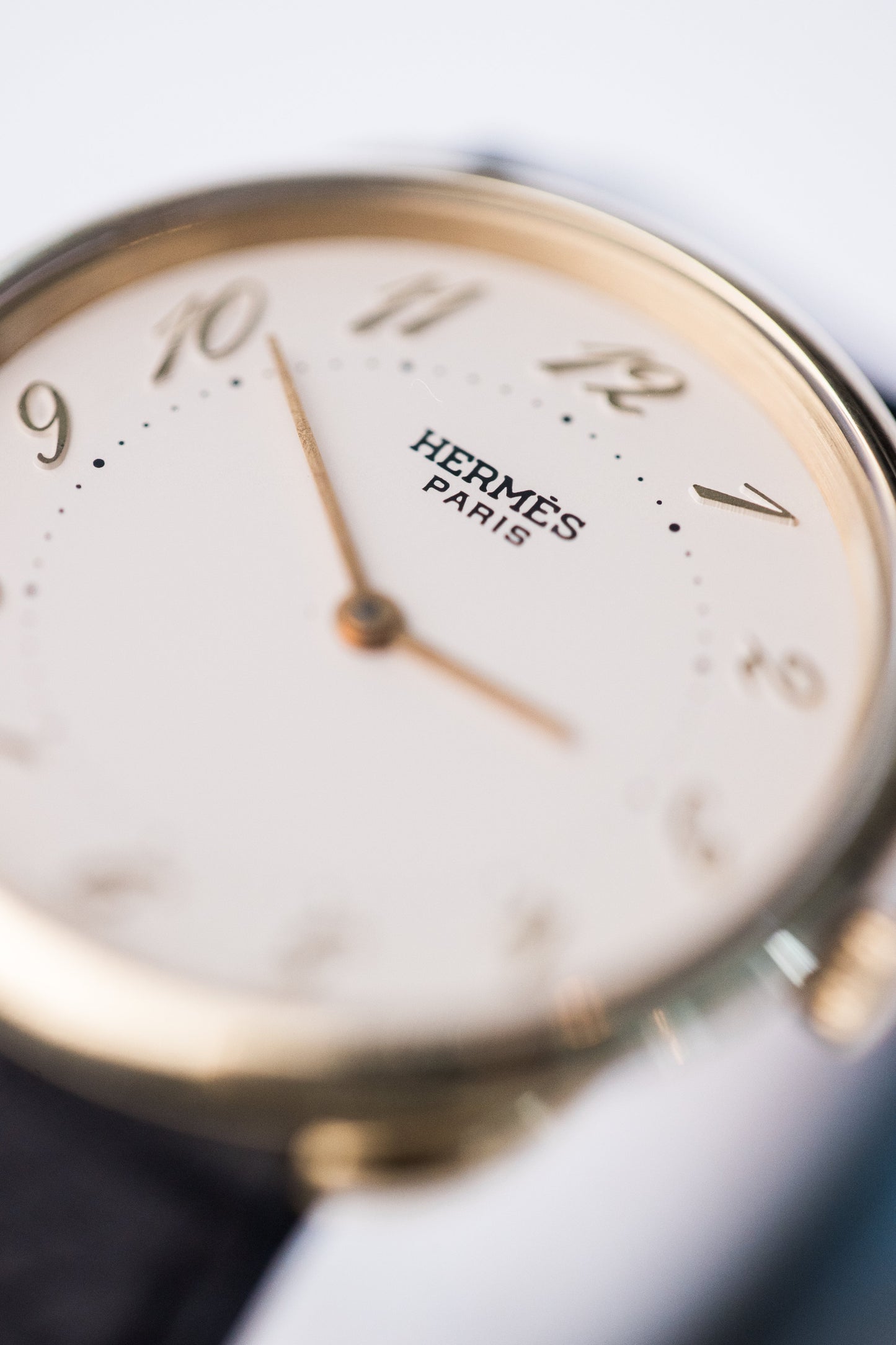 Hermes Arceau 18k Gold 33m