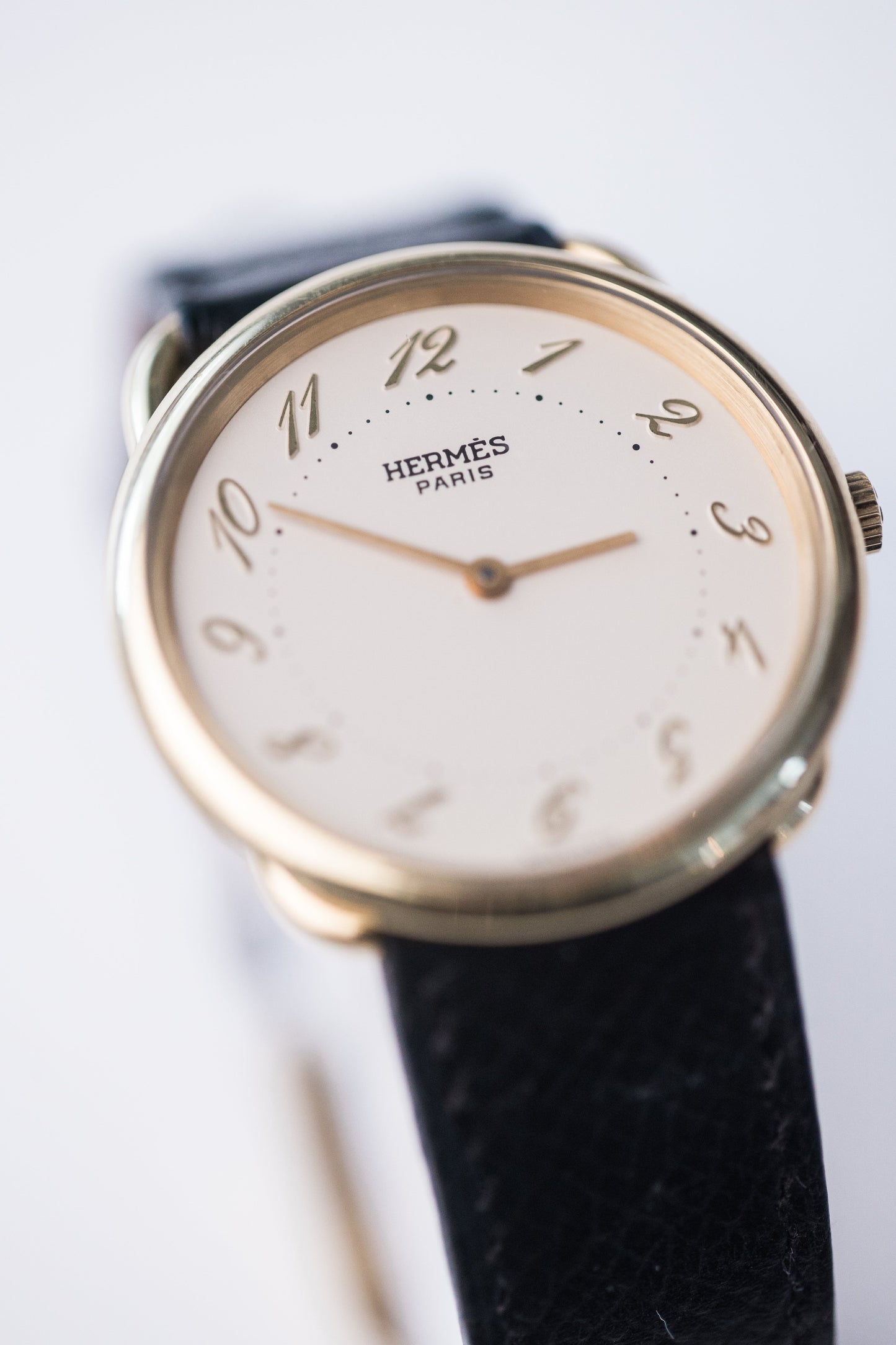 Hermes Arceau 18k Gold 33m