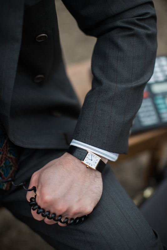 Cartier Tank Arrondie 18k Extra Plate