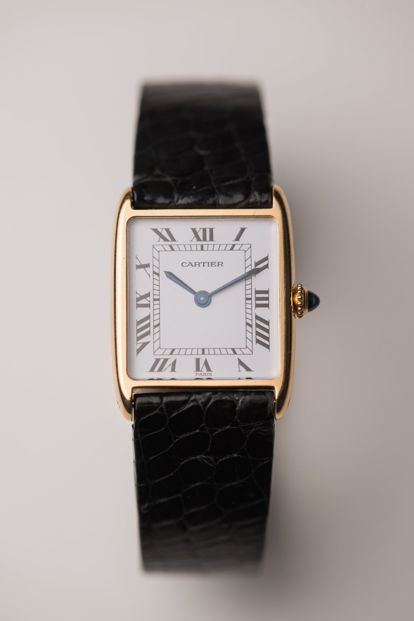 Cartier Tank Arrondie 18k Extra Plate