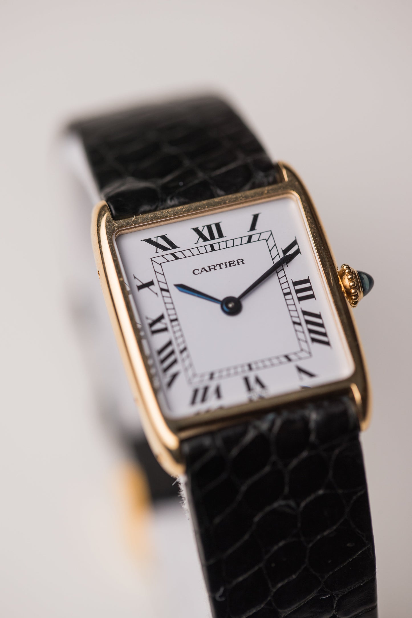 Cartier Tank Arrondie 18k Extra Plate